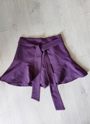 Шорты юбка zara, размер s, можно как тренировочную юбку для бальных танцев3 фото