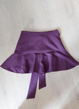 Шорты юбка zara, размер s, можно как тренировочную юбку для бальных танцев6 фото