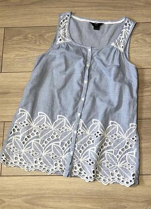 Блуза без рукава , котон