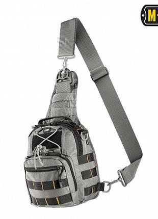 M-tac сумка однолямкова рюкзак urban line city patrol carabiner bag grey