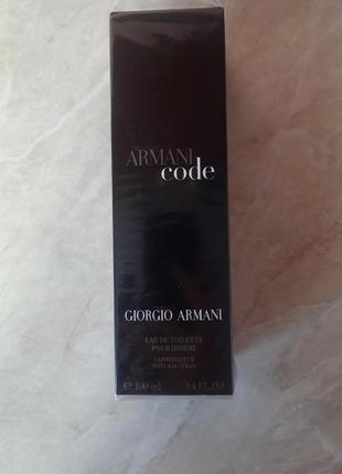 Giorgio armani  code pour homme армані код