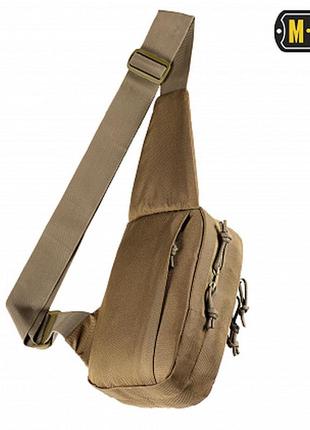 M-tac сумка тактическа наплечная с липучкой coyote песочная койот2 фото