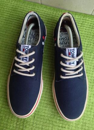 Кеды / сникеры   tommy  hilfiger  te725  (  em0em00001 ) унисекс8 фото