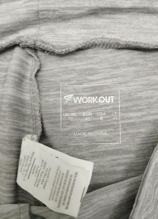 Капри с завязками workout серые бриджи для йоги пилатеса фитнеса4 фото