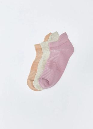 36-38/39-40 р нові фірмові жіночі короткі спортивні шкарпетки набір комплект 3 пари lc waikiki2 фото