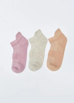 36-38/39-40 р нові фірмові жіночі короткі спортивні шкарпетки набір комплект 3 пари lc waikiki1 фото