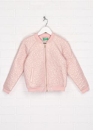 Бомбер benetton на девочку, р.м (7-8 р.)