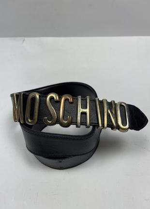 Италия! женский кожаный фирменный ремень moschino1 фото