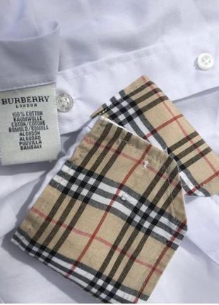 Рубашка burberry рубашка белая классика3 фото