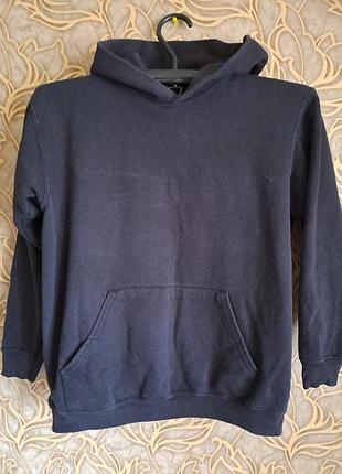 (1085) черная худи/толстовка fruit of the loom 12/13 лет /рост 152 см