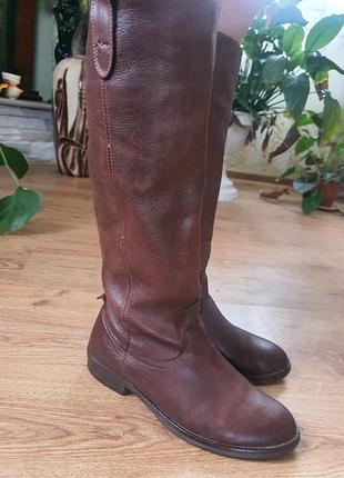 Кожаные сапоги( 002)