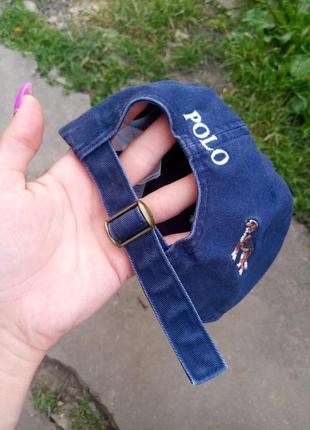 Коттоновая кепка polo ralph lauren с собаками3 фото