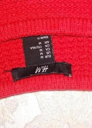 Яркое вязаное платье h&m 3