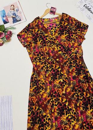 Красивое платье - халат из вискозы от joe brouns 🌿 производитель: индия.2 фото