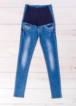 Джинси для вагітних бавовняні джинси з високим поясом1 фото