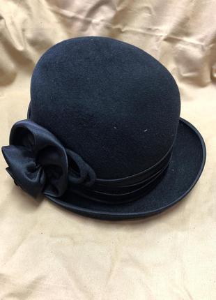 Шляпа шляпка женская гримуар натуральная шерсть фетр3 фото