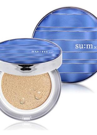 Увлажняющий сс кушон su:m37 water-full сс cushion perfect finish spf50+pa+++, 15 мл +15 мл6 фото