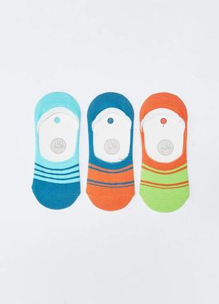 7-9/10-13 р новые фирменные короткие спортивные носки следовачки 3 пары lc waikiki вайкики носки