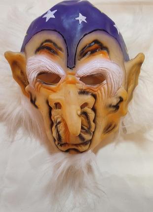 Чаклун карнавальна резинова маска