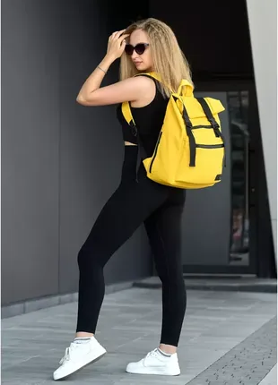 Жіночий рюкзак рол sambag rolltop zard жовтий2 фото