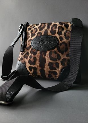 Dolce & gabbana leopard print crossbody сумка через плече