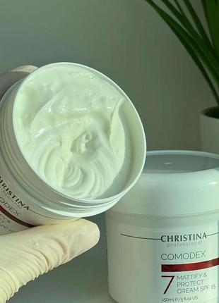 Крем для обличчя "матування та захист" christina comodex-mattify&protect cream spf15