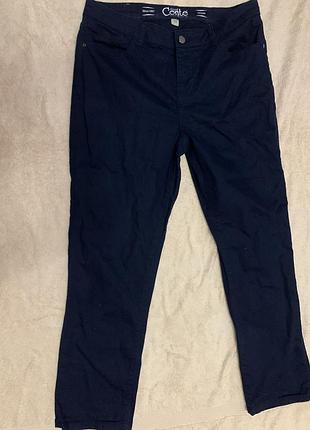 Джинси 7/8 темно сині