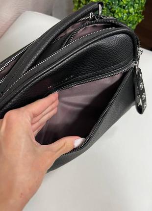 Серая сумочка+длинный регулируемый ремешок.5 фото
