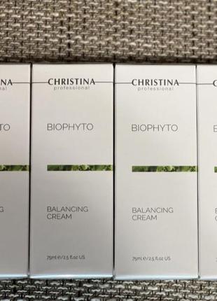 Балансирующий крем для лица 
christina biophyto balancing cream