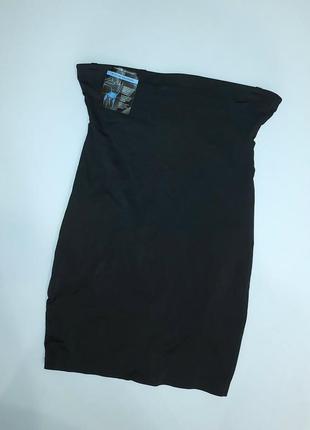 Платье боди короткое чёрное