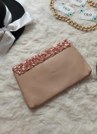 Очень красивая стильная маленькая сумка клатч шикарная от бренда 🖤peacocks🖤3 фото