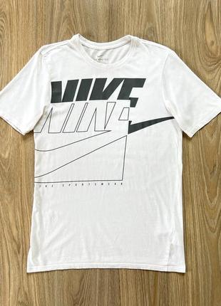 Чоловіча бавовняна футболка з принтом the nike tee