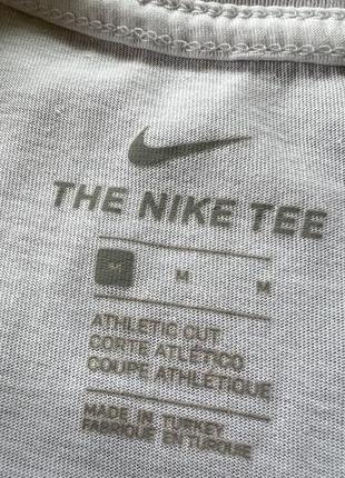 Мужская хлопковая футболка с принтом the nike tee5 фото