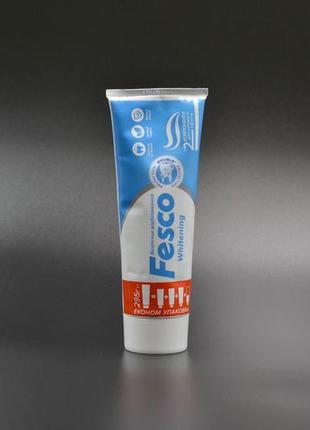 Зубна паста "fesco" / whitening / 250мл