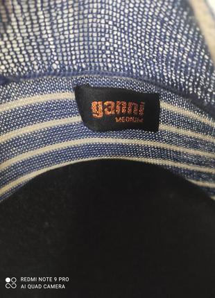 Ganni джемпер шерстяная футболка из мениноса из шерсти в винтажном стиле3 фото