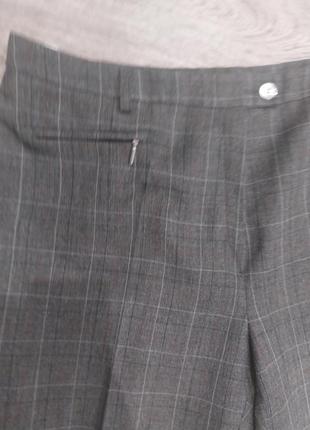 Женские классические брюки в клетку. грубого размера.балта2 фото