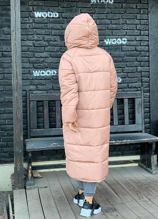 Пальто зимове оверсайз з капюшоном арт. м521 персик 
в наявності

код: m521

опт і роздріб
від 2 300 ₴5 фото