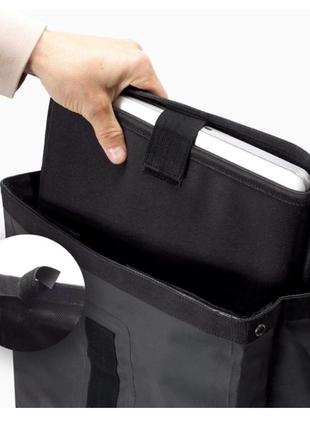 Водонепроницаемый рюкзак a-lab 20l a waterproof backpack rolltop черный.4 фото