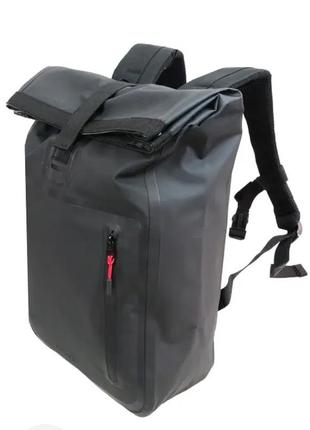 Водонепроницаемый рюкзак a-lab 20l a waterproof backpack rolltop черный.1 фото