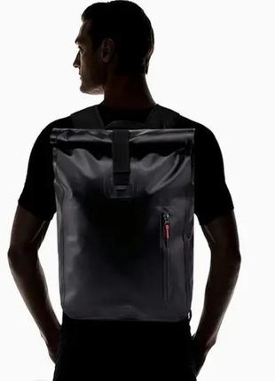 Водонепроницаемый рюкзак a-lab 20l a waterproof backpack rolltop черный.6 фото