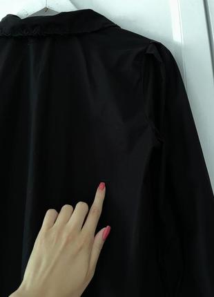 📎 черная хлопковая блуза stradivarius 🖤10 фото