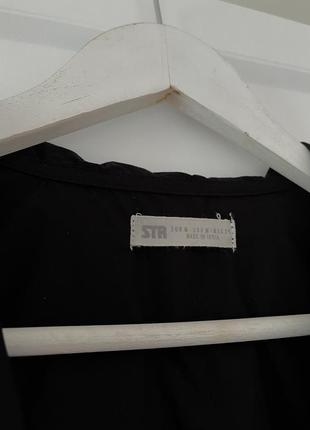 📎 черная хлопковая блуза stradivarius 🖤9 фото
