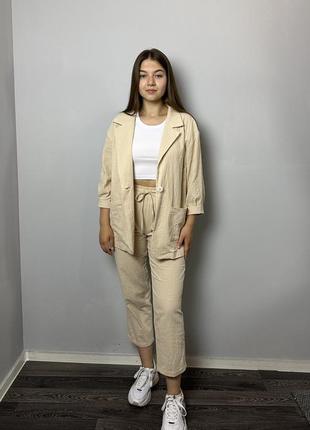 Костюм класичний жіночий бежевий modna kazka mkad3262-99