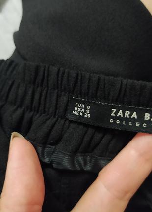 Легкі укорочені штани вільного покрою zara10 фото