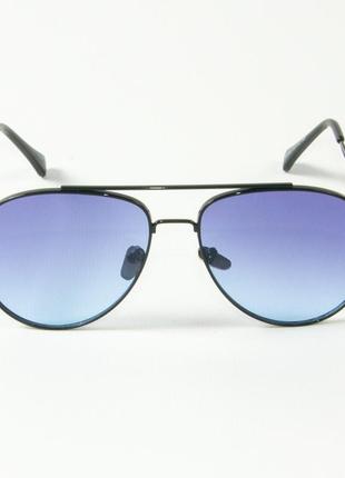 Солнцезащитные очки авиаторы 80-666/6 синие2 фото