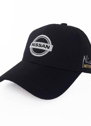 Nissan мужская кепка, черный