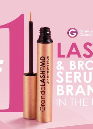 Сироватка для росту вій grande cosmetics grande lash- md lash enhancing serum 2 ml