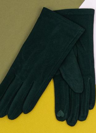 Жіночі замшеві рукавички для сенсорних телефонів (арт. 21-1-1)