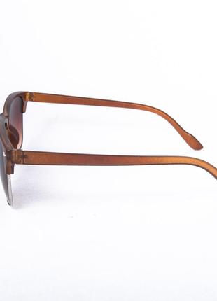 Солнцезащитные очки унисекс коричневые 2-6007/14 фото