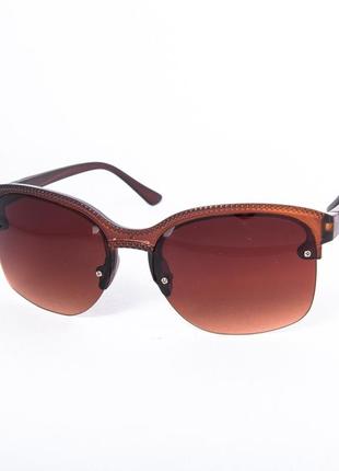 Сонцезахисні окуляри унісекс - коричневі - 2-6095-1